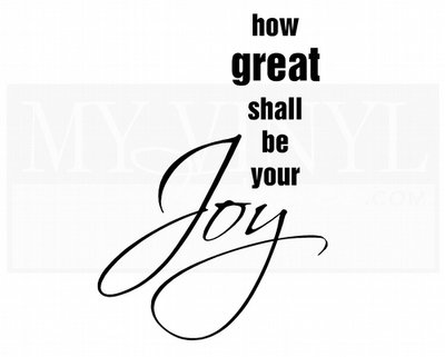 C057 How great shall be your joy
