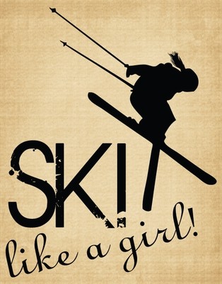 BM018 Ski like a girl