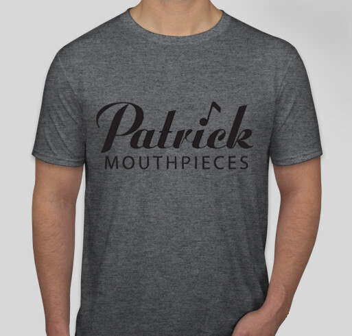 Premium T-Shirt (Dark Heather Gray with Black Font), Size: Large