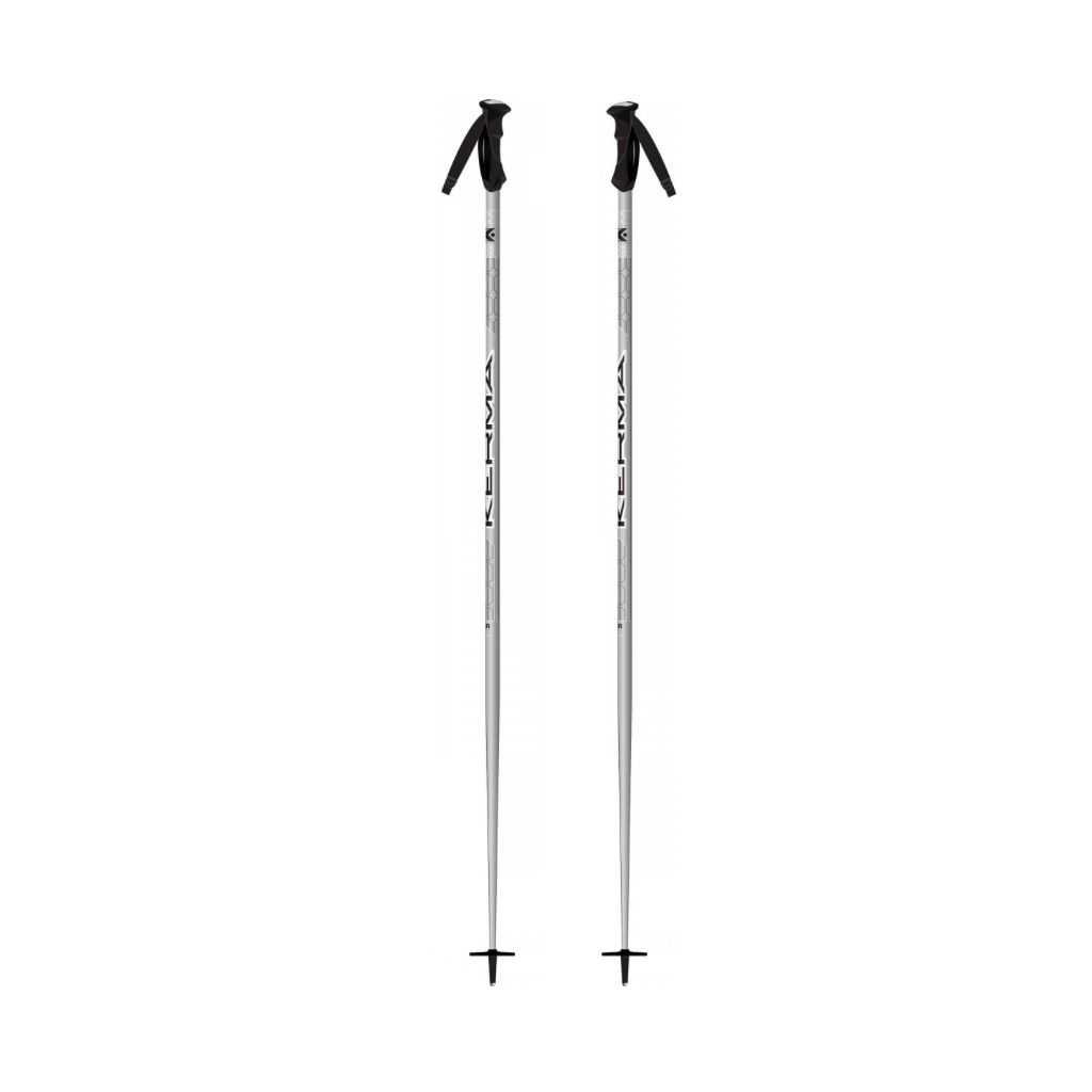 Kerma Vector Ski Poles/Silver