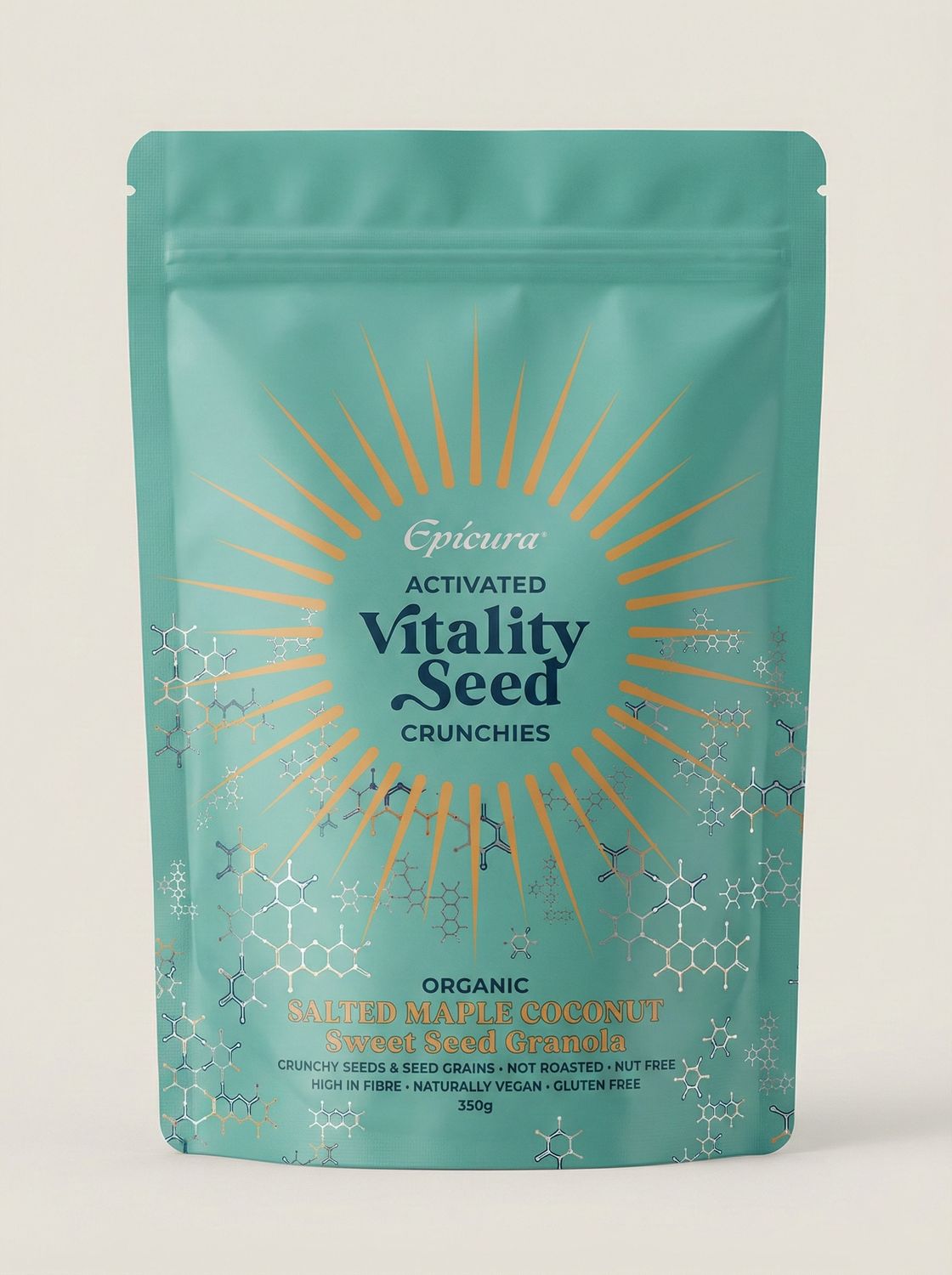 VitalitySeed Crunchies: Salted Maple Coconut Sweet Seed Granola