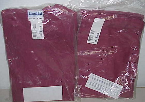 Landau 7525 3XL MAUVE Scrub JKT &amp; 7602 Pants Set