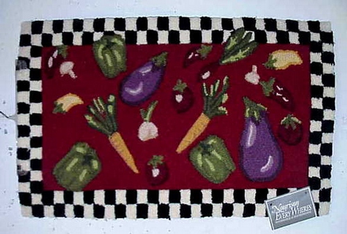 Nourison Handmade Vegetable Folk Art Area Hooked Rug