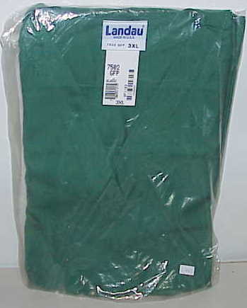 Landau 7502 3X GREEN Uniform Scrub Top NEW