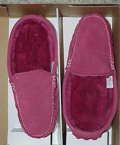 Charter Club Memory Foam PINK Suede Slippers 10-11
