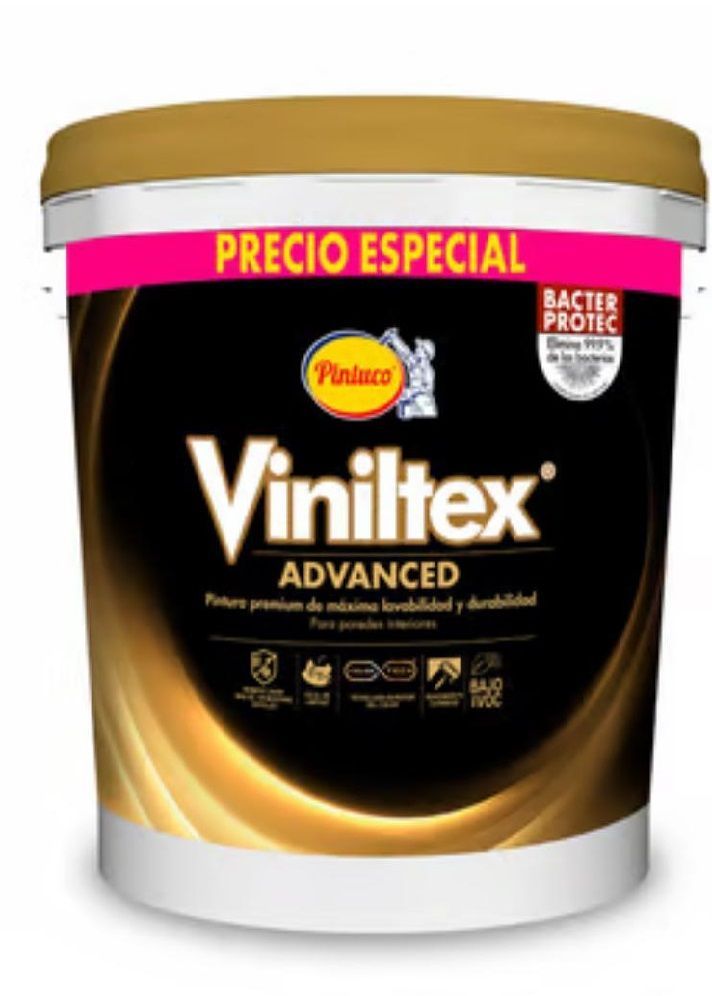 Pintura 2.5 galones Advance Blanco PVP