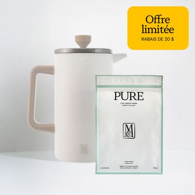 Duo Cafetière et Collagène Marin Duo Cafetière et Collagène Marin