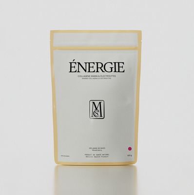 Collagène marin & électrolytes ÉNERGIE – Sac de 400 g