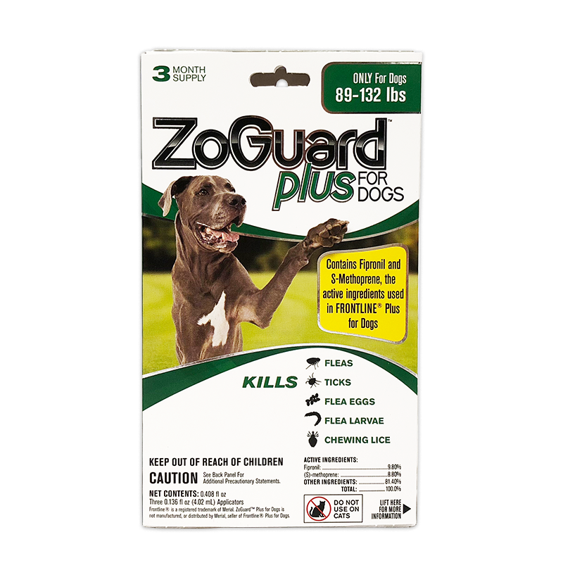 ZoGuard Plus for Dogs  89 to 132 lbs