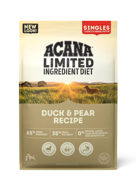 Acana Dog  Limited Ingredient Diet Duck & Pear