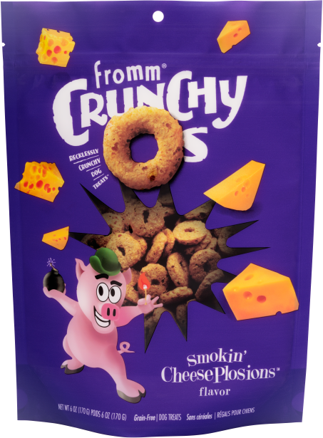 Fromm Dog Crunchy O's Smokin Cheese 6 oz