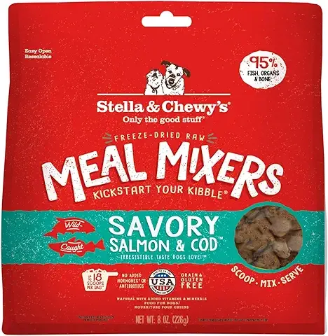 Stella and Chewy's Dog Freeze-Dried Meal Mixers Salmon & Cod