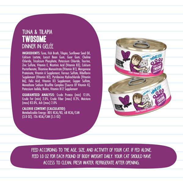 Weruva Cat BFF Tuna Tilapia Twosome