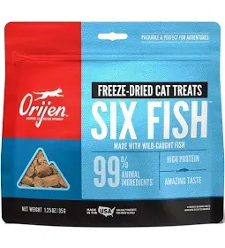 Orijen Cat Treat Six Fish 1.25 oz