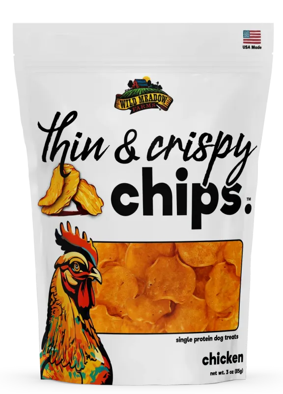Wild Meadow Farms Thin Crispy Chips Chicken 3 oz