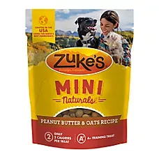 Zuke's Mini Naturals Peanut Butter 6 oz
