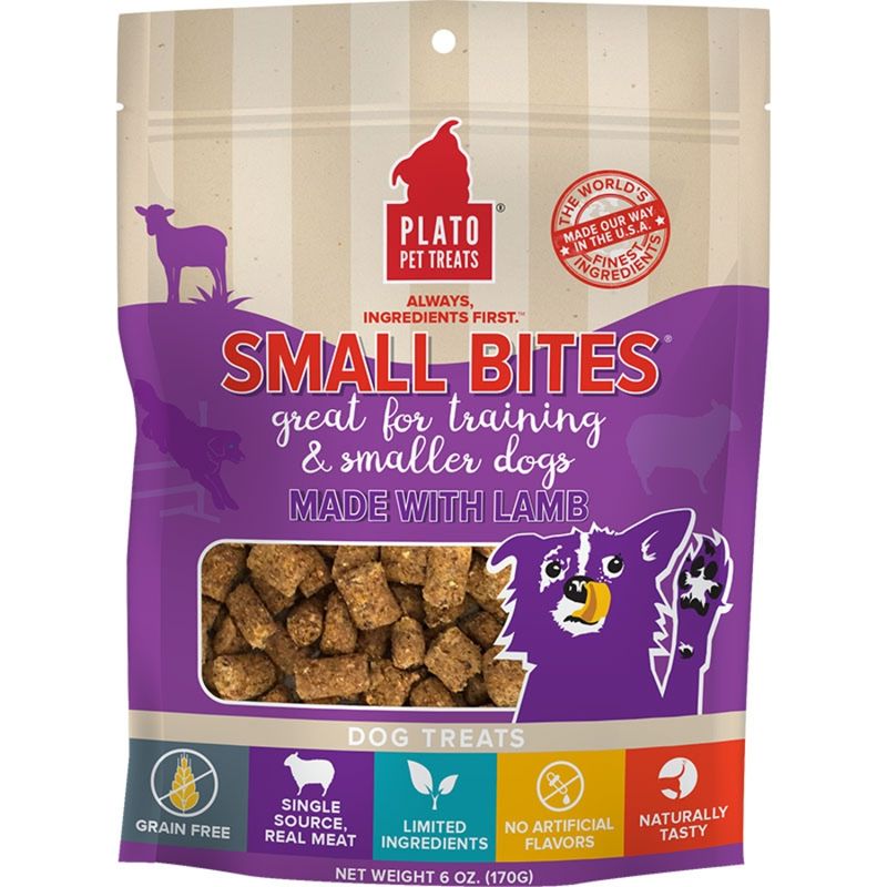 Plato Dog Small Bites Lamb 6 oz