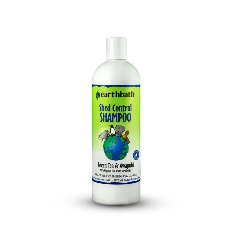 Earthbath Dog Green Tea Shed Control Shampoo 16 oz