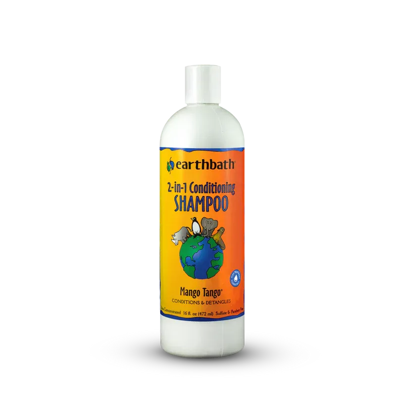 Earthbath Dog Mango Tango Shampoo and Conditioner 16 oz