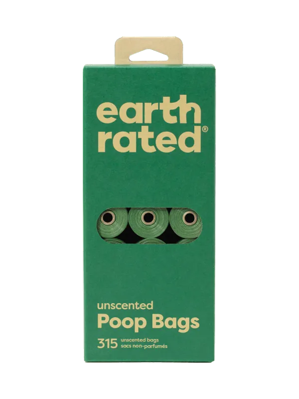 earth rated unscented poop bags 315 count