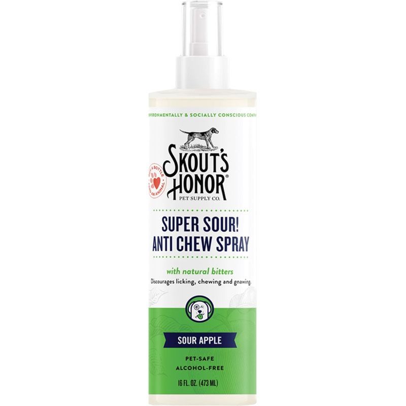SKOUT'S HONOR Super Sour Anti Chew Spray 16 oz