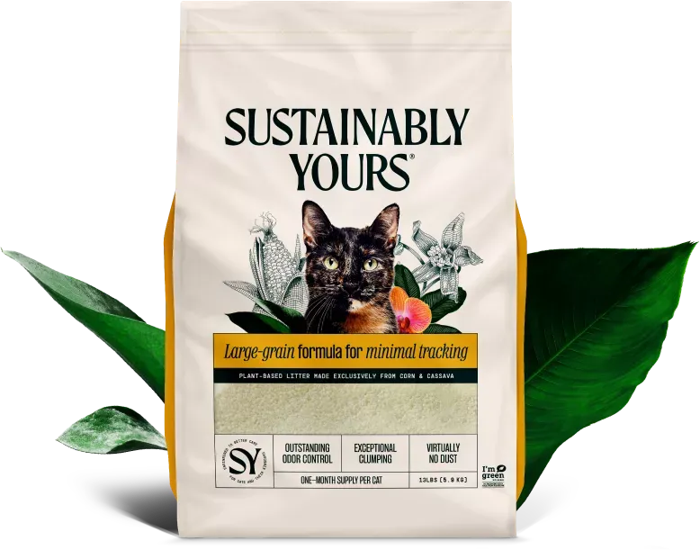 Sustainably Yours Large Grain Formula Cat Litter 13 lb