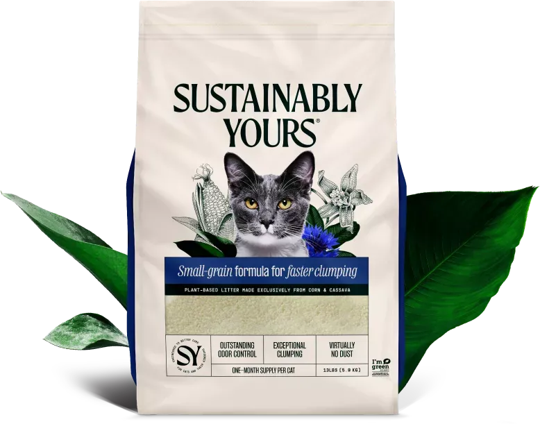 Sustainably Yours Small-Grain Formula Cat Litter 13 lb