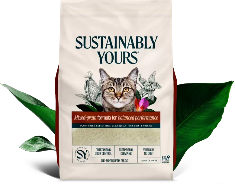Sustainably Yours Mixed Grain Formula Cat Litter 13 lb