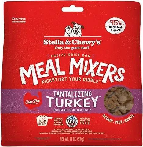 Stella and Chewy's Dog  Freeze-Dried Meal Mixers Turkey