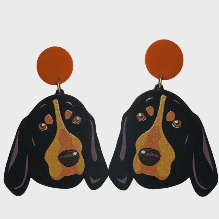 Smokey the Dog Earrings For Women. Tennessee Pride Earring