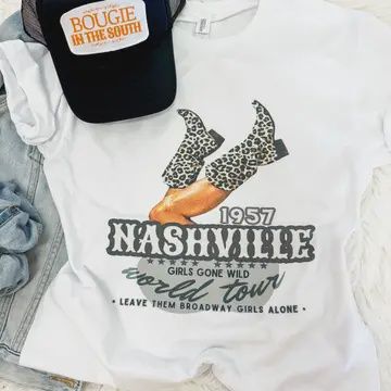 Nashville World Tour Tees, Size: Small