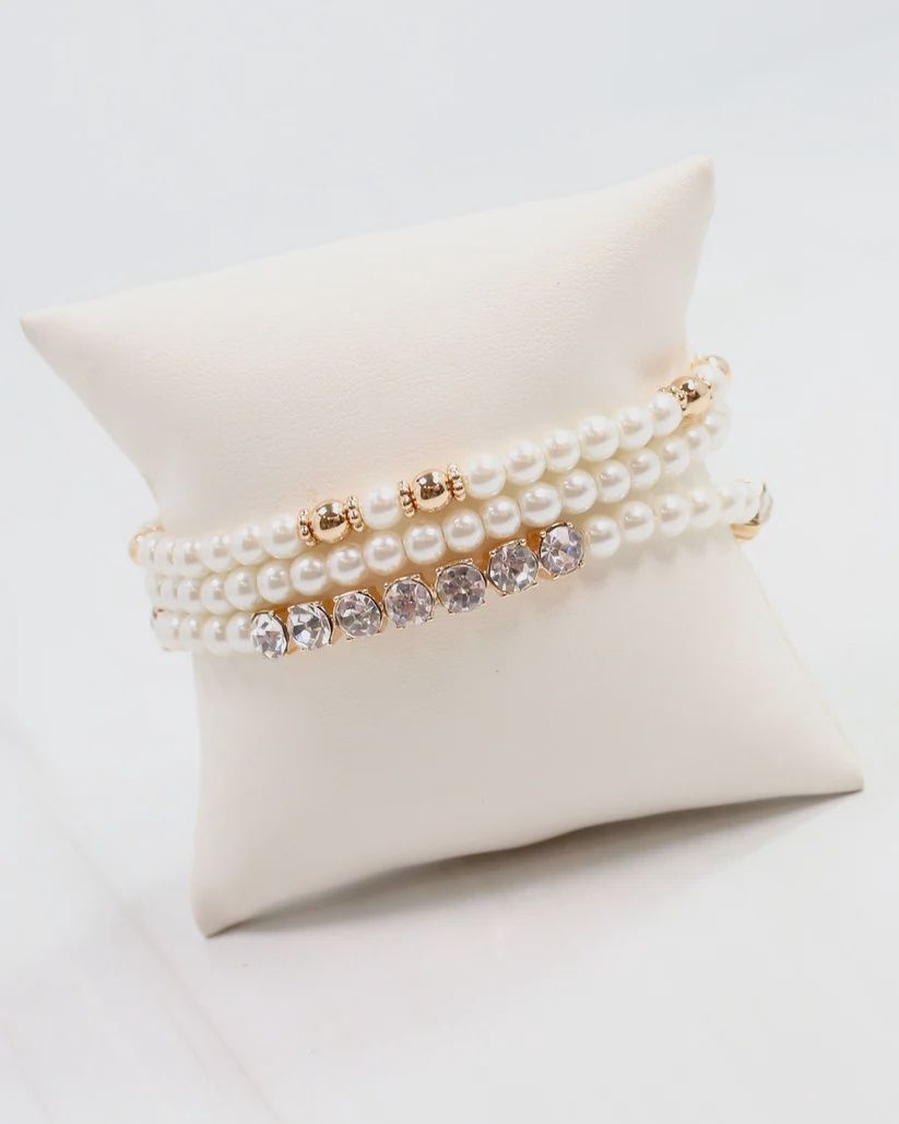 Sheila Pearl Bracelet Set