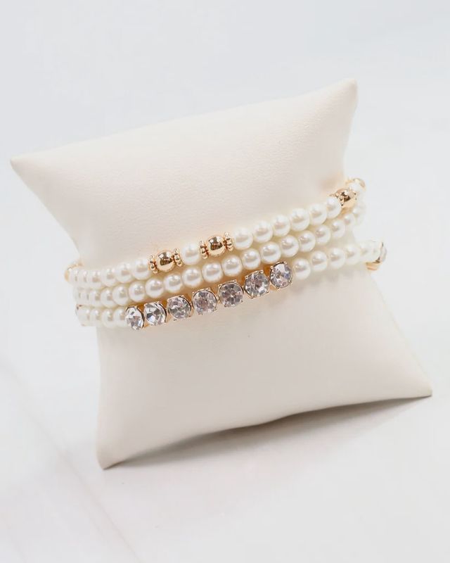 Sheila Pearl Bracelet Set