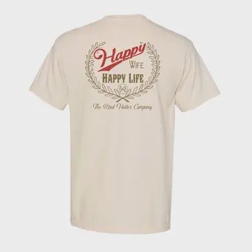 MHC Happy Wife Happy Life T-Shirt