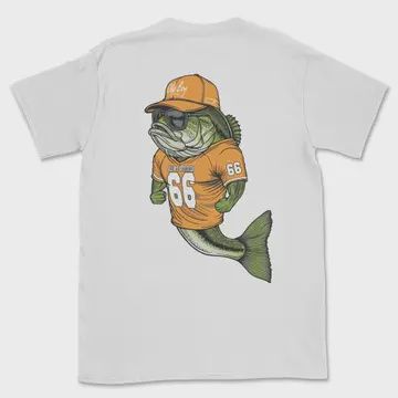 Ole Boy Dayne Davis Signature Bass Tee, Size: Small