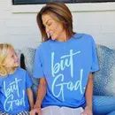 Puff But God Flo Blue Tee, Size: Small