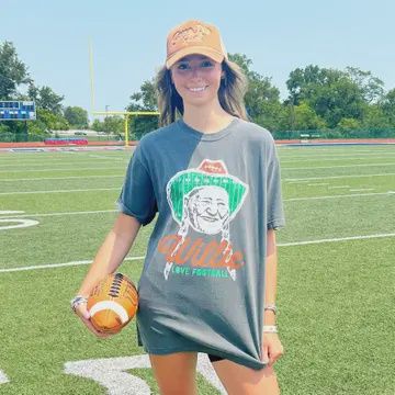 Willie Love Football Tee, Size: Small