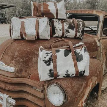 Henry Cowhide Duffle Travel Bag