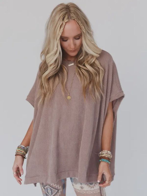 Moon Glow Texture Knit Top