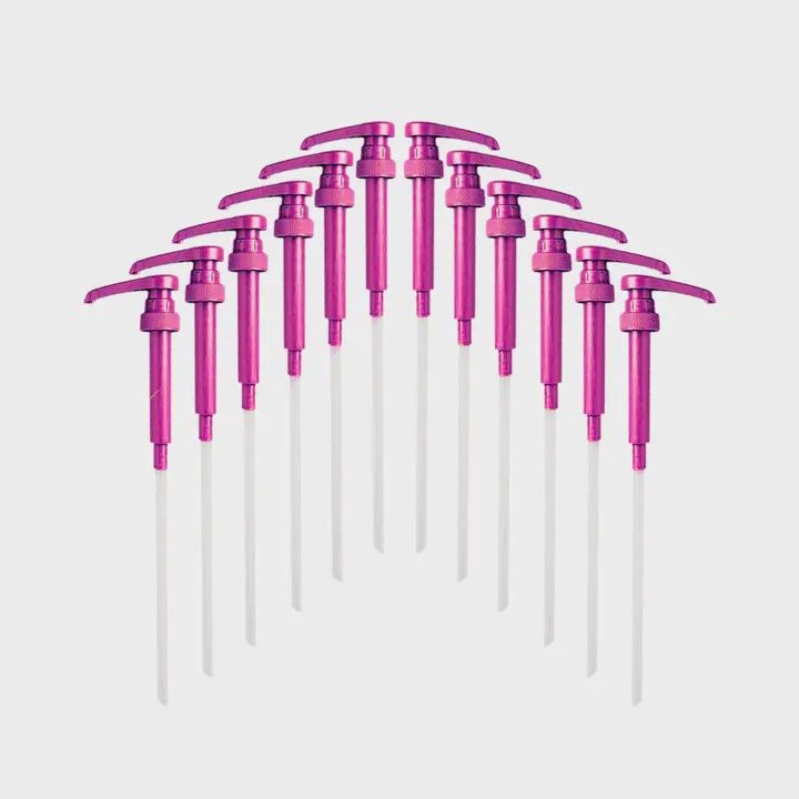 Pink Syrup Pump For 750ml Syrup Bottle