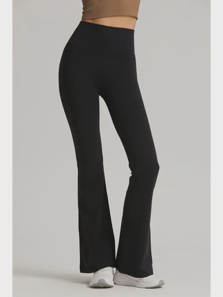 Athena High Waist Sculpting Flare Yoga Pants, Size: Small