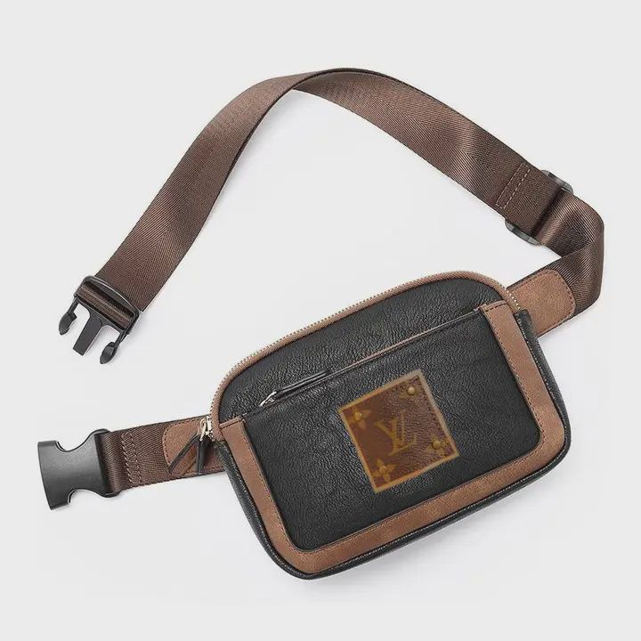 Upcycled Sling 2 Tone Belt Bag