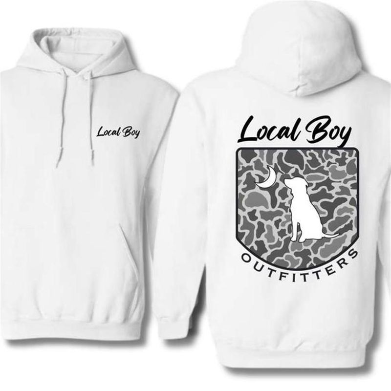 Local Boy Outfitters Hoodie - Dog &amp; Moon Outdoor Graphic