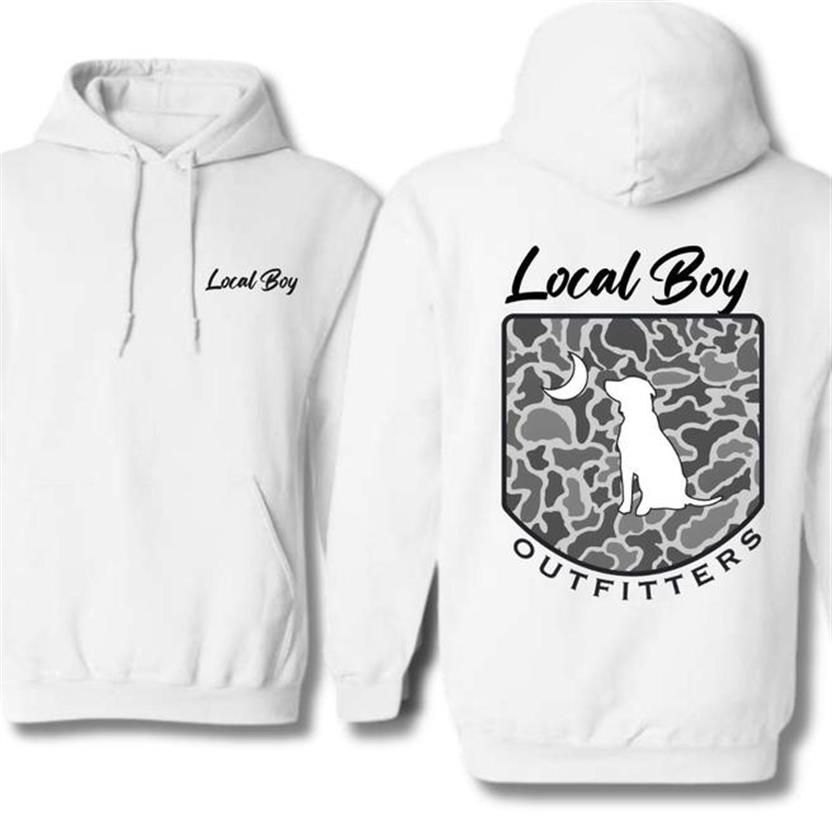Local Boy Outfitters Hoodie - Dog &amp; Moon Outdoor Graphic, Size: Small