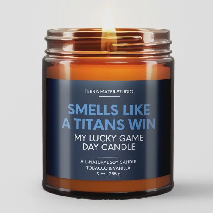 Smells Like A Titans Win | Lucky Game Day Candle