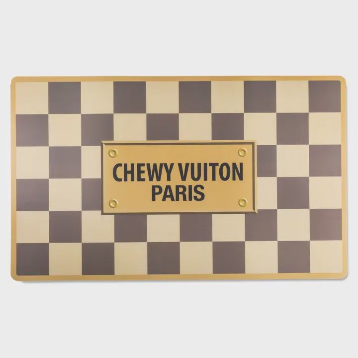 Checker Chewy Vuitton Place Mat