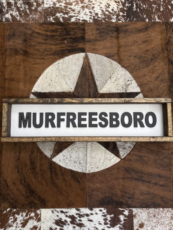 24x6 &quot;Any&quot; City Sign - Name Personalized