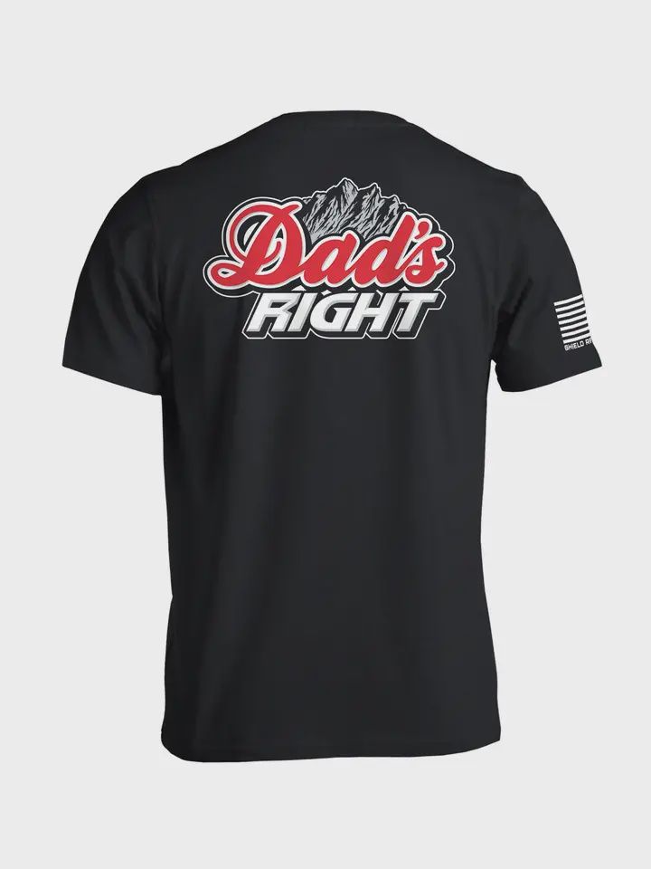 Dad&#39;s Right, Color: Black, Size: Small