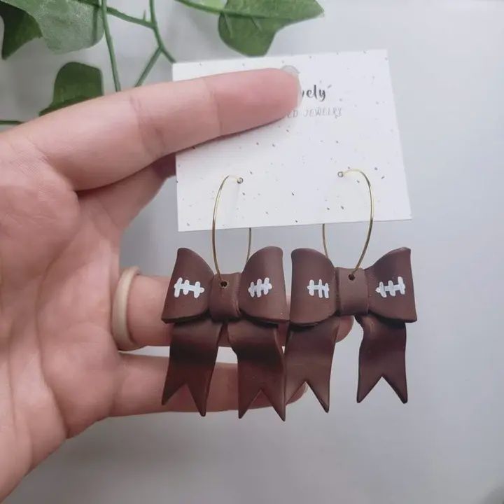 Big Bow Football Hoops