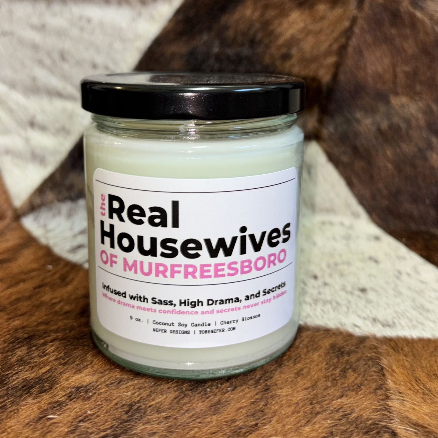 Custom the Real Housewives Candle Cherry Blossom